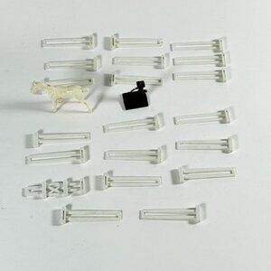 Vintage Plasticville HF-2 Small House Horse Fence with Accessories & Horse